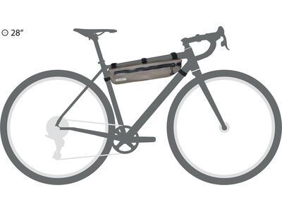 ORTLIEB Frame-Pack Toptube 4 L, dark sand - Bild 8