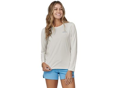 Patagonia Women's Long-Sleeved Capilene Cool Daily Graphic Shirt - Waters, light plume grey/white - Bild 6