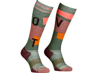 Ortovox Freeride Long Socks Cozy W, wild herbs