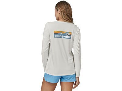 Patagonia Women's Long-Sleeved Capilene Cool Daily Graphic Shirt - Waters, light plume grey/white - Bild 7