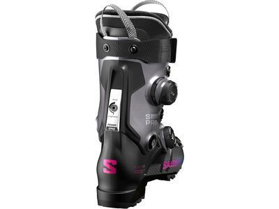 Salomon S/Pro Supra Dual BOA 115 W, black/beluga met./beetroot purple - Bild 2