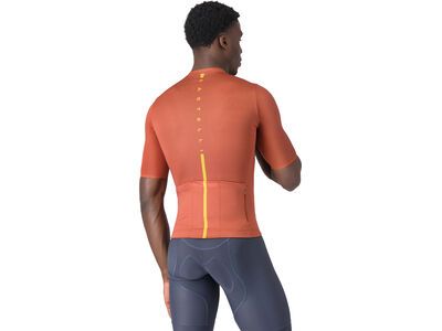 Castelli Drittone Logo Jersey, paprika/mango mojito - Bild 3