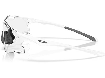 Oakley Cybr Zero Cyber Collection, Clear To Black Iridium Photochromic / matte white - Bild 10