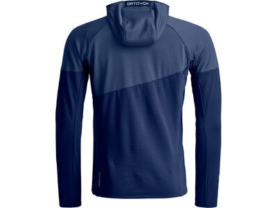 Ortovox Merino Fleece Light Grid Hoody M, deep ocean - Bild 2