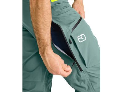 Ortovox 3L Deep Shell Pants M, black raven - Bild 5
