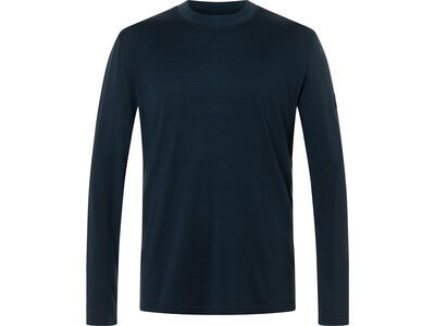 super.natural M Casual Rib Bio J LS, blueberry