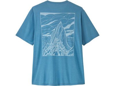 Patagonia Men's Cap Cool Daily Shirt - Cloud Crag, shore blue/light shore blue x-dye - Bild 2