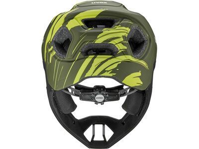 uvex react jr. fullface, dark olive matt - Bild 4