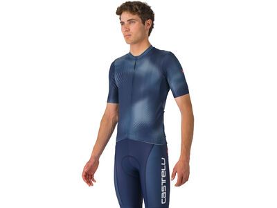 Castelli Vortice Jersey belgian blue/light steel blue