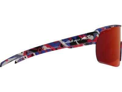 Red Bull Spect Eyewear Dakota, Smoke/Red-Purple Mirror / matt blue-burgundy pattern - Bild 2