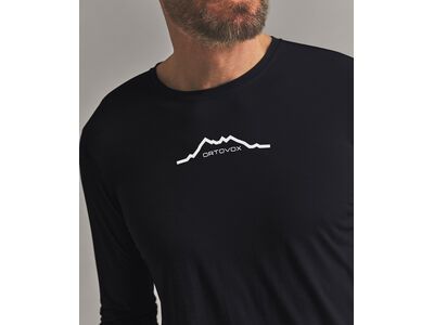 Ortovox 150 Merino Cool Mountain LS M, black raven - Bild 7