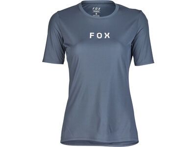 Fox Womens Ranger SS Jersey Wordmark, graphite