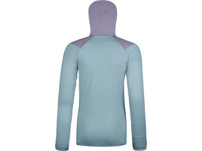 Ortovox Merino Fleece Grid Hoody W, glacier grey - Bild 2