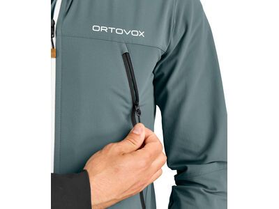Ortovox Merino Shield Tec Pala Hooded Jacket M, arctic grey - Bild 5