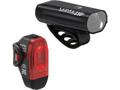Lezyne Hecto StVZO 230+ Front / KTV Drive Rear STVZO Set, black