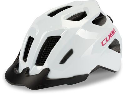 Cube Helm Fink, flashwhite'n'pink