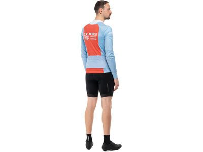 Cube Road/XC Trikot X Factory Racing langarm, blue´n´orange - Bild 8