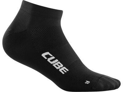 Cube Socke Low Cut Blackline black