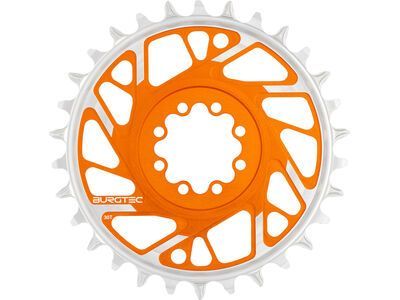 Burgtec 3 mm Offset Thick Thin Chainring SRAM 8-Bolt, iron bro orange - Bild 5
