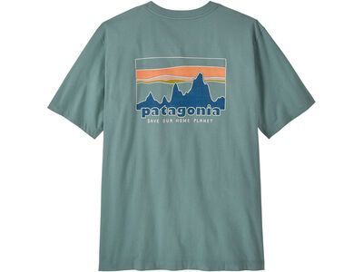 Patagonia Men's '73 Skyline T-Shirt, blue sage - Bild 2