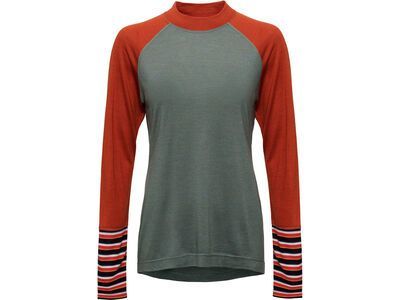 Elevenate Women's Primo Crew, gray green