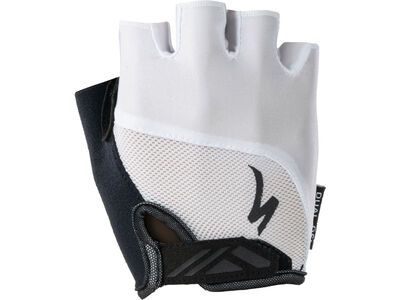 Specialized Women's Body Geometry Dual Gel Gloves Short Finger, white