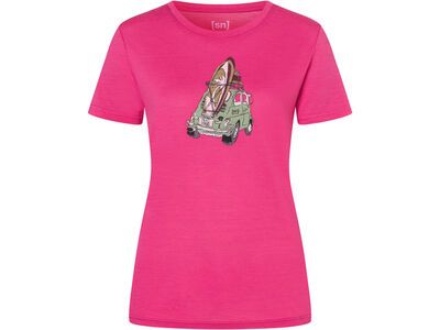 super.natural Surfcar Tee Damen, pinky rose/various - Bild 1