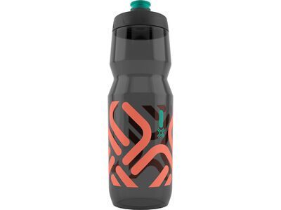 Fidlock Fidguard Bottle 750 Antibacterial, transparent black/coral red