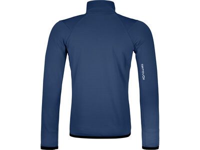 Ortovox Merino Fleece Grid Jacket M, blue nunatak - Bild 2