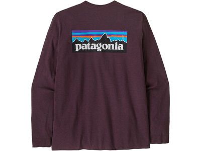 Patagonia Men's Long-Sleeved P-6 Logo Responsibili-Tee, berry fig - Bild 2