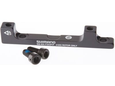 Shimano Scheibenbremsadapter von PM-Bremssattel auf PM-Gabel/-Rahmen - vorne o. hinten, 160 auf 203 mm