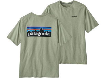 Patagonia Men's P-6 Logo Responsibili-Tee, salvia green