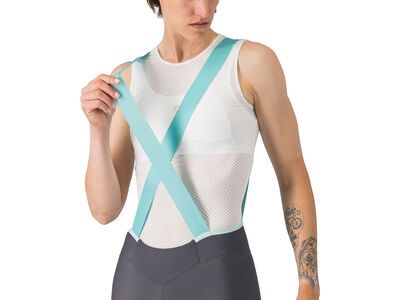 Castelli Prima 2 DT Bibshort, dark gray/pool blue - Bild 4