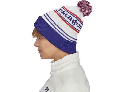 Patagonia Powder Town Beanie, park stripe: viking blue - Bild 4