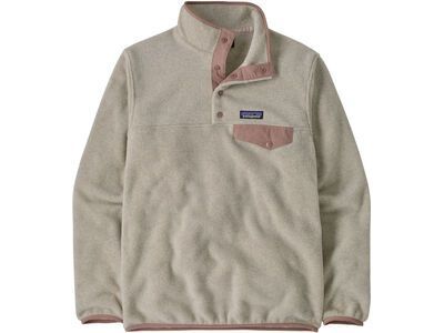Patagonia Women's Lightweight Synchilla Snap-T Pullover, oatmeal heather w/moonrise taupe - Bild 1