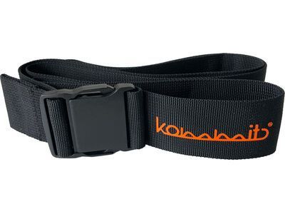 kommit Outdoor Gürtel, schwarz/orange