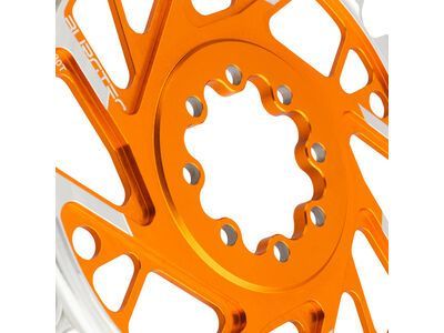 Burgtec 3 mm Offset Thick Thin Chainring SRAM 8-Bolt, iron bro orange - Bild 6