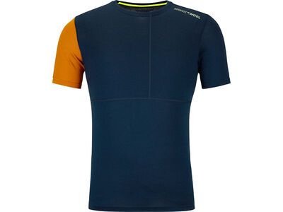 Ortovox 185 Rock'n'wool Short Sleeve M, deep ocean