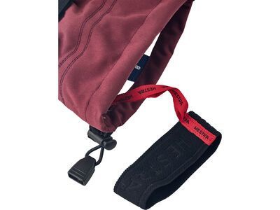 Hestra Army Leather Heli Ski 5 Finger, bordeaux - Bild 7