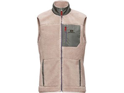 Elevenate Men's Glacier Pile Vest, ginger beige