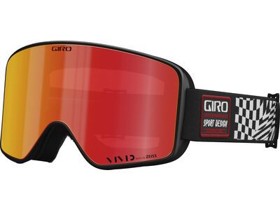 Giro Method, Vivid Ember / black & white vertigo