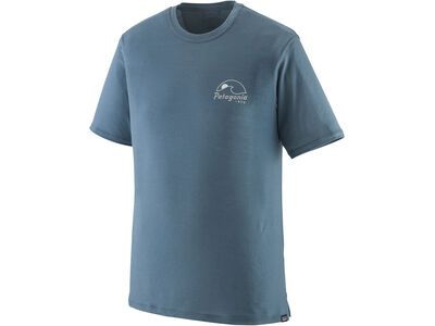 Patagonia Men's Capilene Cool Merino Blend Graphic Shirt utility blue