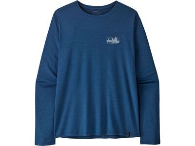 Patagonia Men's Long-Sleeved Cap Cool Daily Shirt - '73 Skyline, clement blue/light clement blue x-dye - Bild 1