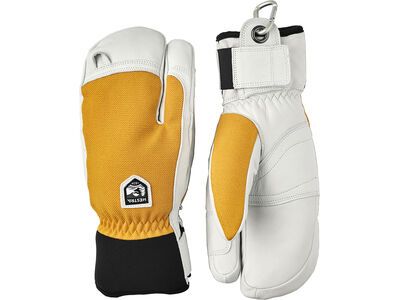 Hestra Army Leather Patrol 3 Finger, mustard