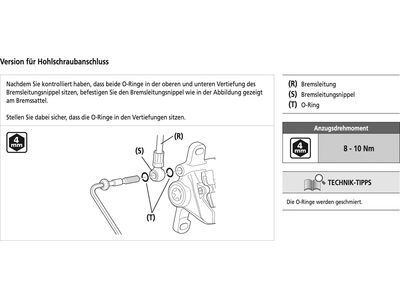 Shimano SM-BH90 inkl. Dichtring / HR - Bild 2