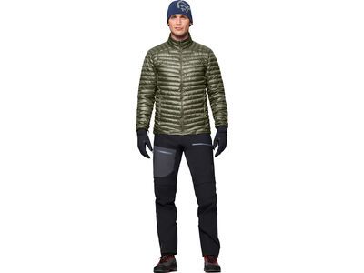 Norrona trollveggen down800 super light Jacket M's, deep lichen green - Bild 4