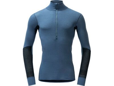 Devold Wool Mesh 190 Zip Neck Man, berry/ink - Bild 1