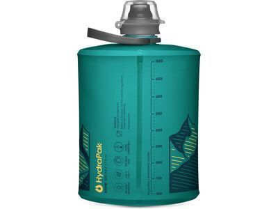 Hydrapak Stow 500 ml, glacier blue - Bild 2