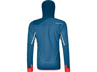 Ortovox Swisswool Col Becchei Hybrid Jacket W, mountain blue - Bild 2