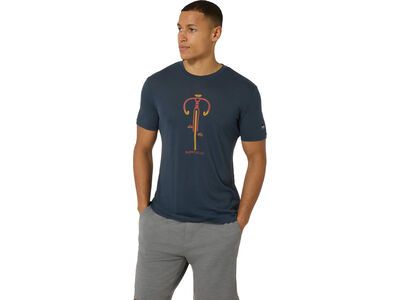 super.natural Vintage Bike Tee Herren, blueberry/high risk red/dried tobacco - Bild 3